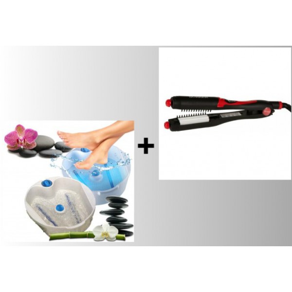 Set Cadita Bubble Massage + Placa creponat parul